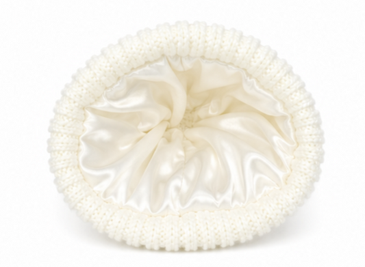 The Knit Pom in White - COSI & co.