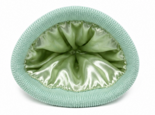 The KIDS FIT BEANIE IN MINT GREEN - COSI & co.