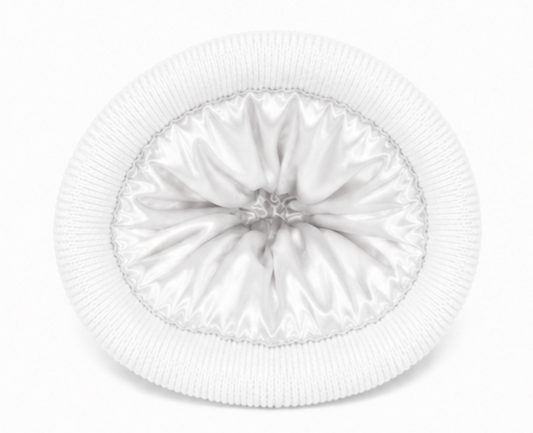 The Fit Beanie in White - COSI & co.