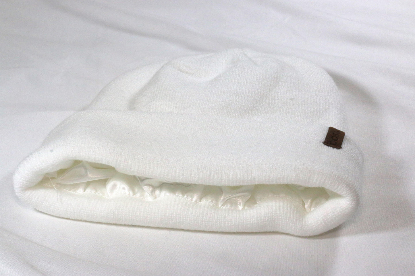 The Fit Beanie in White - COSI & co.