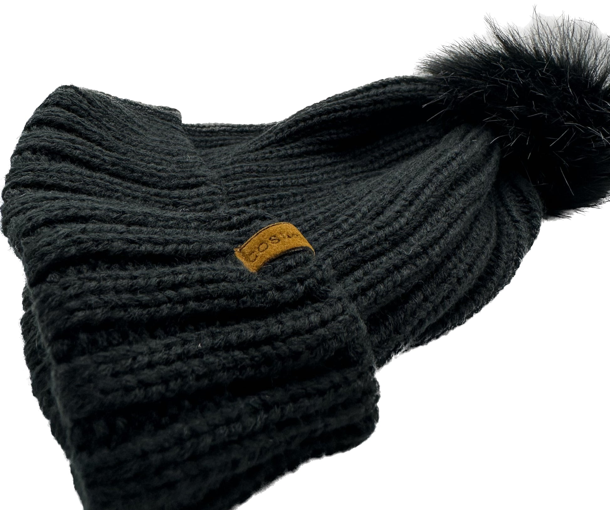 THE KNIT BEANIE IN BLACK - COSI & co.