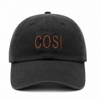 black dad baseball cap hat cosi 
