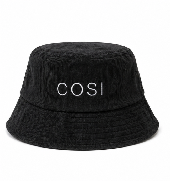 THE BLACK BUCKET HAT - COSI & co.