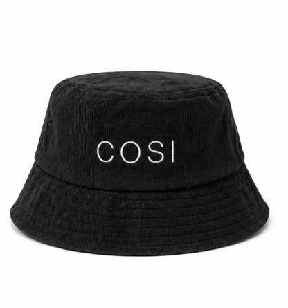 THE BLACK BUCKET HAT - COSI & co.