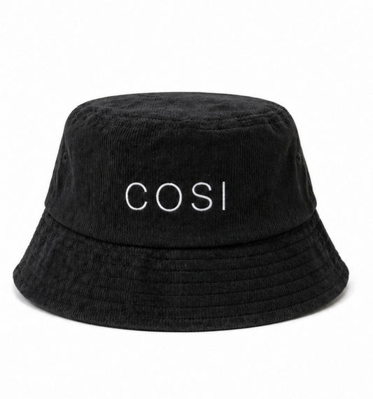 THE BLACK BUCKET HAT - COSI & co.