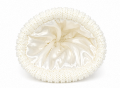 The Knit Pom in White - COSI & co.