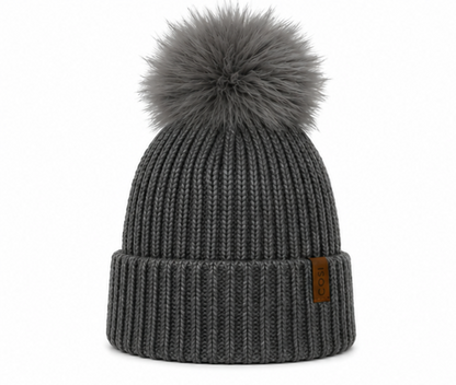 THE KNIT BEANIE IN SALT & PEPPER - COSI & co.