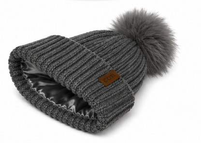 THE KNIT BEANIE IN SALT & PEPPER - COSI & co.