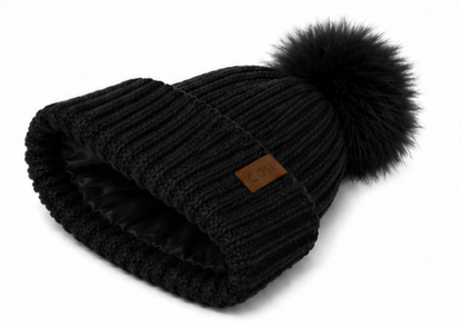 THE KNIT BEANIE IN BLACK - COSI & co.