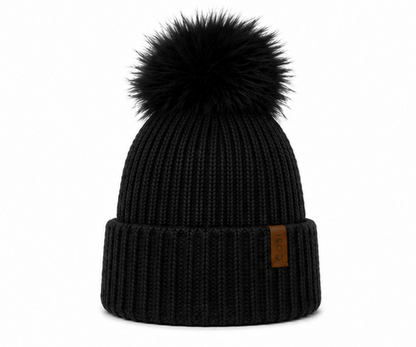 THE KNIT BEANIE IN BLACK - COSI & co.