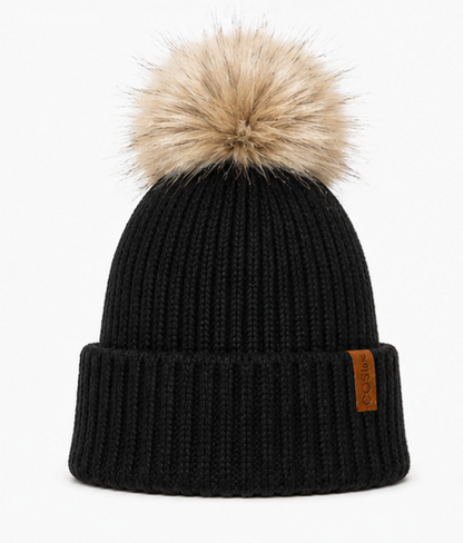 The Knit Pom in Black with Alternative Pom - COSI & co.