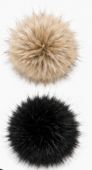 The Knit Pom in Black with Alternative Pom - COSI & co.