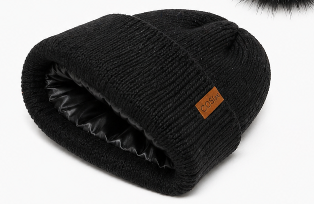 The Knit Pom in Black with Alternative Pom - COSI & co.