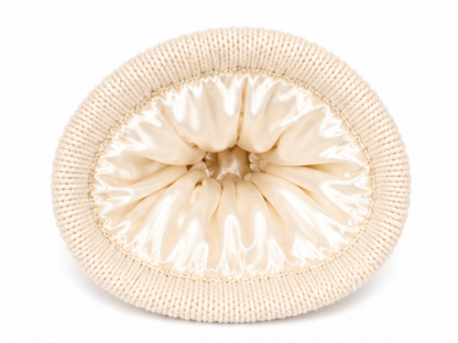 The Knit Pom in Beige - COSI & co.