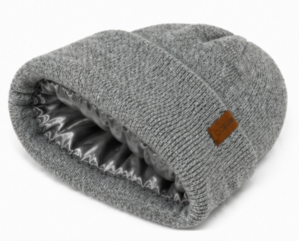 THE FIT BEANIE IN SALT & PEPPER - COSI & co.