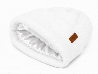 The Fit Beanie in White - COSI & co.