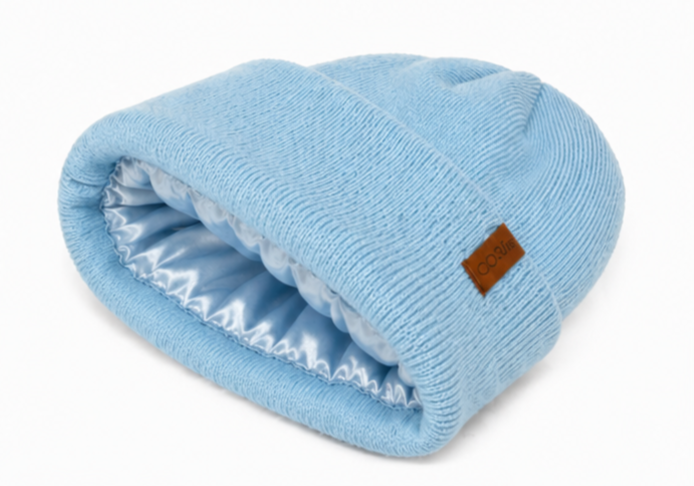 The Fit Beanie in Baby Blue - COSI & co.