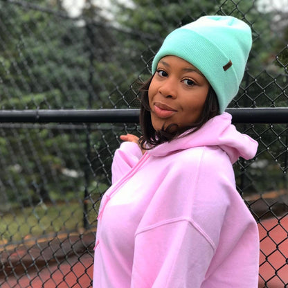 The Fit Beanie in Mint Green - COSI & co.