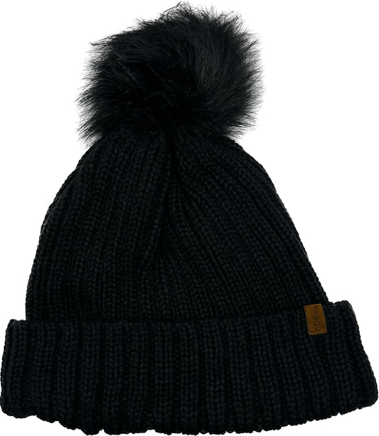 THE KNIT BEANIE IN BLACK - COSI & co.