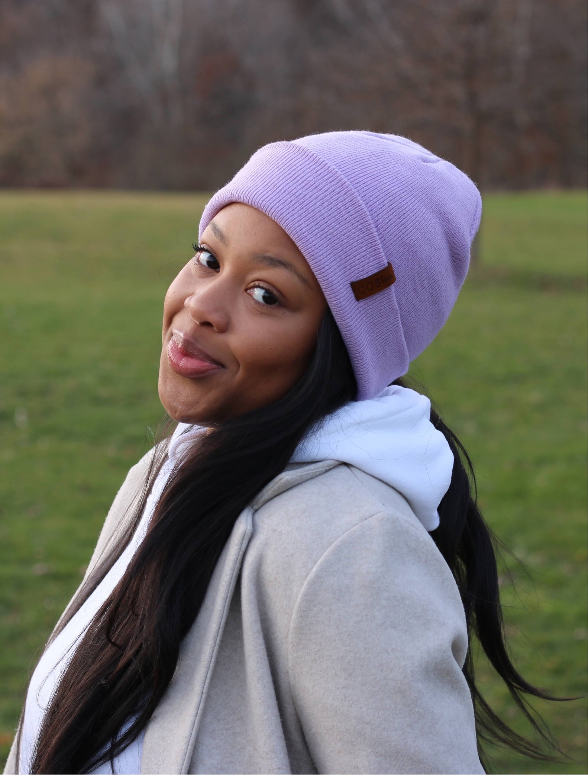 The Fit Beanie in Lavender - COSI & co.